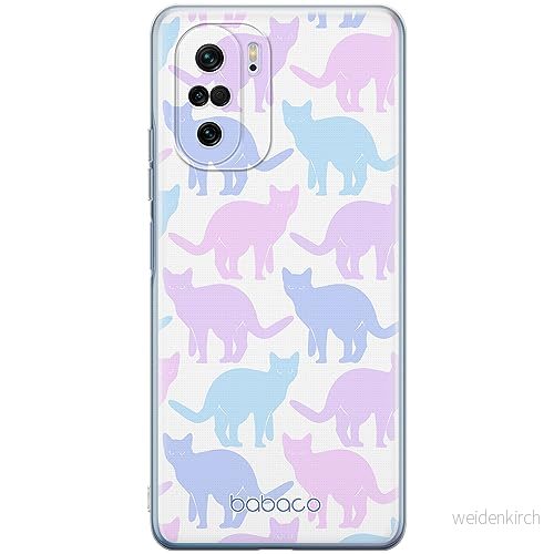 ERT GROUP mobiltelefonfodral för Xiaomi MI 11i/ REDMI K40/K40 PRO/POCO F3/ F3 PRO originalt och officiellt licensierat Babaco mönster Cats 011, fodral tillverkad av TPU plast 5905511889210