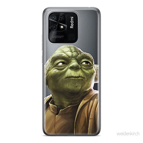 ERT GROUP mobiltelefonfodral för Xiaomi REDMI 10C originalt och officiellt licensierat Star Wars mönster Yoda 006 optimalt anpassad till formen på mobiltelefonen, gedeeltelijk transparant 5905511536909