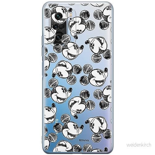 ERT GROUP mobiltelefonfodral för Xiaomi MI 11i/ REDMI K40/K40 PRO/POCO F3/ F3 PRO originalt och officiellt licensierat Disney mönster Mickey 025, gedeeltelijk transparant 5905511878214