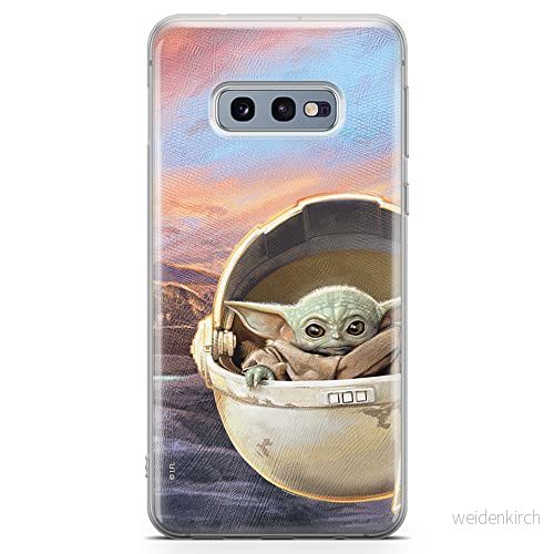 ERT GROUP mobiltelefonfodral för Samsung S10e originalt och officiellt licensierat Star Wars mönster Baby Yoda 005 optimalt anpassad till formen på mobiltelefonen, fodral tillverkad av TPU plast 5903537648637