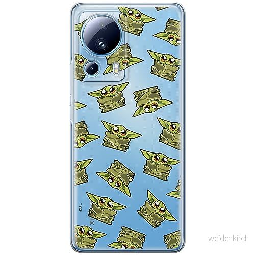 ERT GROUP mobiltelefonfodral för Xiaomi 13 LITE/CIVI 2 originalt och officiellt licensierat Star Wars mönster Baby Yoda 008 optimalt anpassad till formen på mobiltelefonen, gedeeltelijk transparant 5905511921057