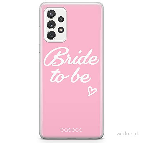 ERT GROUP mobiltelefonfodral för Samsung A53 5G originalt och officiellt licensierat Babaco mönster Bride to be 001 Vit optimalt anpassad till formen på mobiltelefonen, fodral tillverkad av TPU plast 5904805767777