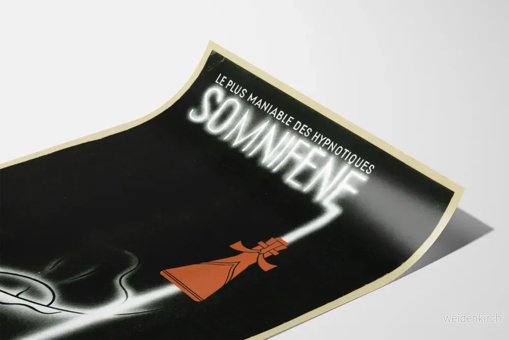 Vintageposter Somnifène av Roche för väggdekoration - Bild 3