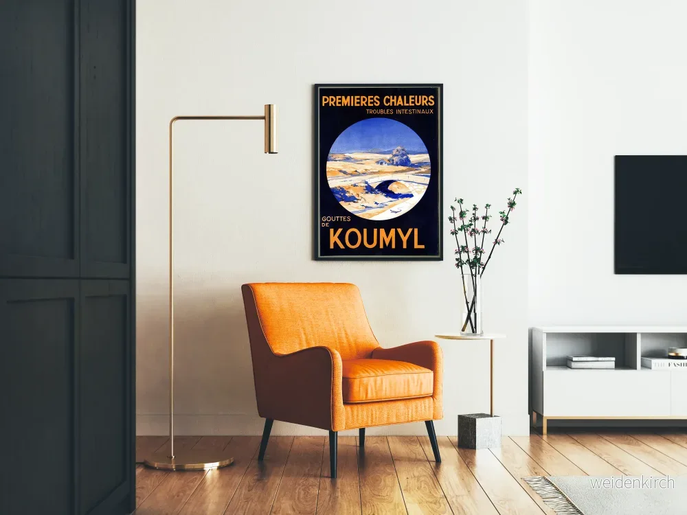 Vintage reklamposter för Koumyl-droppar mot tarmproblem - Bild 2