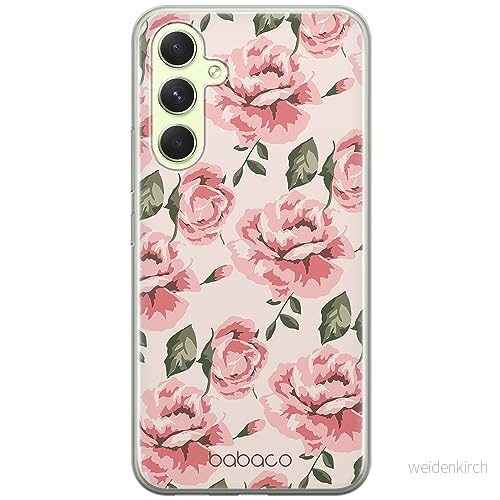 ERT GROUP mobiltelefonfodral för Samsung A54 5G originalt och officiellt licensierat Babaco mönster Flowers 013 optimalt anpassad till formen på mobiltelefonen, fodral tillverkad av TPU plast 5905511804923