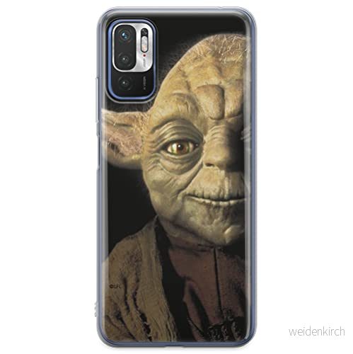 ERT GROUP mobiel telefoonhoesje voor Xiaomi REDMI NOTE 10 5G / POCO M3 PRO origineel en officieel erkend Star Wars patroon Yoda 004, hoesje is gemaakt van TPU 5904805616969
