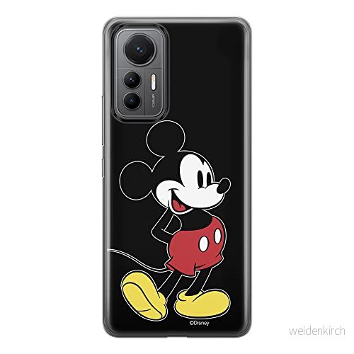 ERT GROUP mobiltelefonfodral för Xiaomi 12 LITE originalt och officiellt licensierat Disney mönster Mickey 027 optimalt anpassad till formen på mobiltelefonen, fodral tillverkad av TPU plast 5905511499334