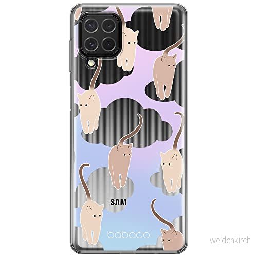 ERT GROUP mobiltelefonfodral för Samsung F62 / M62 originalt och officiellt licensierat Babaco mönster Cats 015 optimalt anpassad till formen på mobiltelefonen, gedeeltelijk transparant 5905131117960