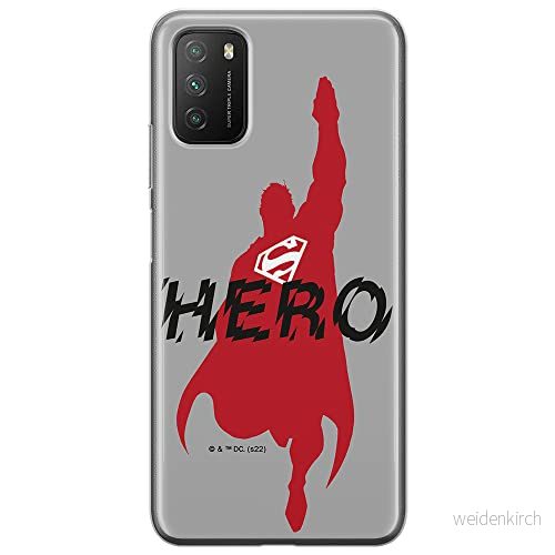 ERT GROUP mobiltelefonfodral för Xiaomi REDMI 9T/ POCO M3 originalt och officiellt licensierat DC mönster Superman 038 optimalt anpassad till formen på mobiltelefonen, fodral tillverkad av TPU plast 5905131575289