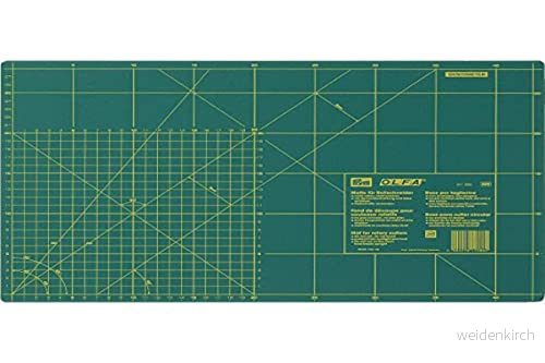 Prym Cutting Mat for rotary cutters with cm/inch scale 45x30 cm (17x11inch),Green 4002276113862