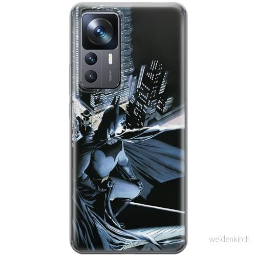 ERT GROUP mobiltelefonfodral för Xiaomi 12T/12T pro/K50 Ultra originalt och officiellt licensierat DC mönster Batman 004 optimalt anpassad till formen på mobiltelefonen, fodral tillverkad av TPU plast 5905511569600