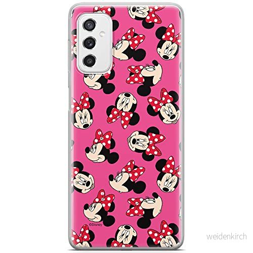 ERT GROUP mobiltelefonfodral för Samsung M52 5G originalt och officiellt licensierat Disney mönster Minnie 019 optimalt anpassad till formen på mobiltelefonen, fodral tillverkad av TPU plast 5904805487057