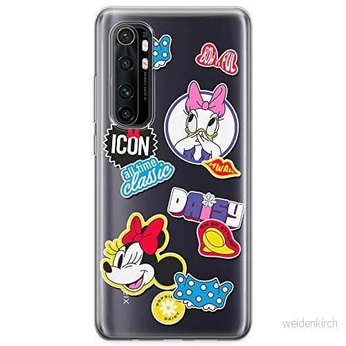 ERT GROUP mobiltelefonfodral för Xiaomi MI NOTE 10 Lite originalt och officiellt licensierat Disney mönster Minnie 067 optimalt anpassad till formen på mobiltelefonen, gedeeltelijk transparant 5905131811561