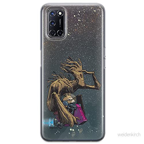 ERT GROUP mobiltelefonfodral för Oppo A92/ A72/ A52 originalt och officiellt licensierat Marvel mönster Guardians of the Galaxy 004, fodral tillverkad av TPU plast 5903040202111