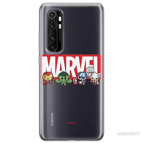 ERT GROUP mobiltelefonfodral för Xiaomi MI NOTE 10 Lite originalt och officiellt licensierat Marvel mönster 009 optimalt anpassad till formen på mobiltelefonen, gedeeltelijk transparant 5904805175763