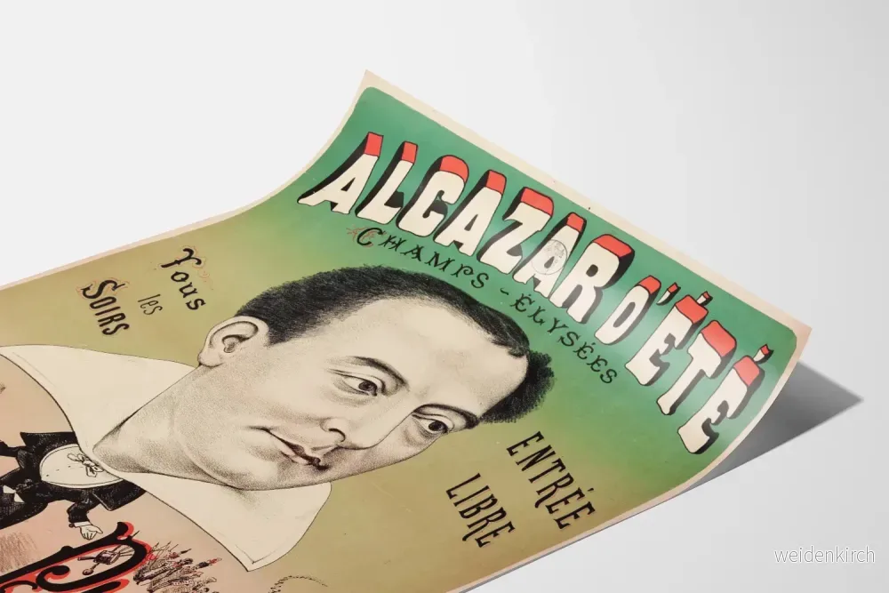 Vintageaffisch Alcazar d'Été Henri Plessis väggdekoration - Bild 3
