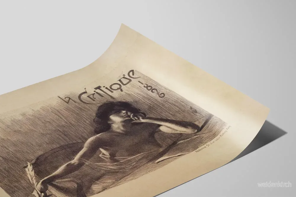 Vintageposter La Critique 1896 - Konstnärlig Väggdekoration - Bild 2