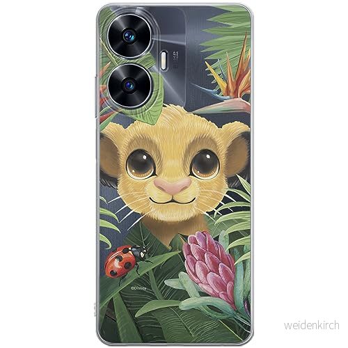ERT GROUP mobiltelefonfodral för Realme C55 originalt och officiellt licensierat Disney mönster Simba & Friends 002 optimalt anpassad till formen på mobiltelefonen, gedeeltelijk transparant 5905511859817