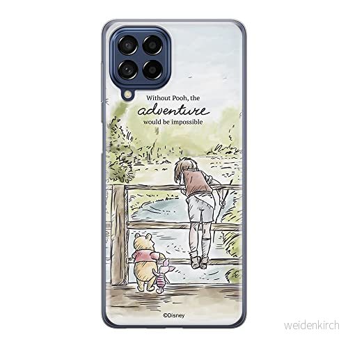 ERT GROUP mobiltelefonfodral för Samsung M33 5G originalt och officiellt licensierat Disney mönster Winnie the Pooh and Friends 017, fodral tillverkad av TPU plast 5905511347109