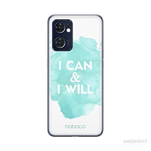 ERT GROUP mobiltelefonfodral för Oppo RENO 7 5G originalt och officiellt licensierat Babaco mönster Positive vibes 001 optimalt anpassad till formen på mobiltelefonen, fodral tillverkad av TPU plast 5905511315078