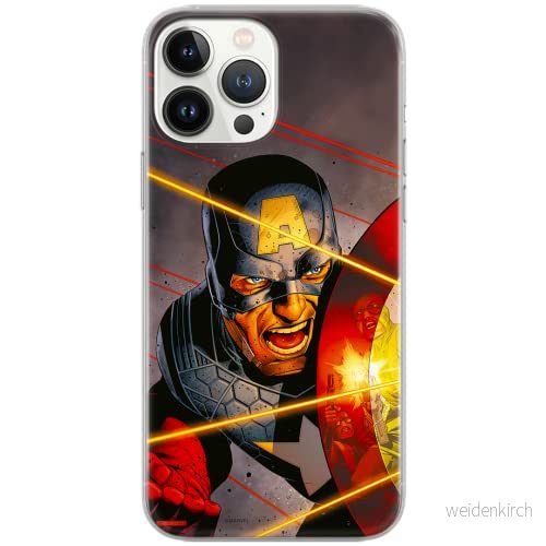 ERT GROUP mobiltelefonfodral för Samsung S20 PLUS / S11 originalt och officiellt licensierat Marvel mönster Captain America 007, fodral tillverkad av TPU plast 5903537496191