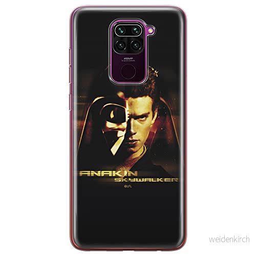 ERT GROUP mobiltelefonfodral för Xiaomi REDMI NOTE 9 originalt och officiellt licensierat Star Wars mönster Darth Vader 006 anpassad till formen på mobiltelefonen, fodral tillverkad av TPU plast 5903040333846