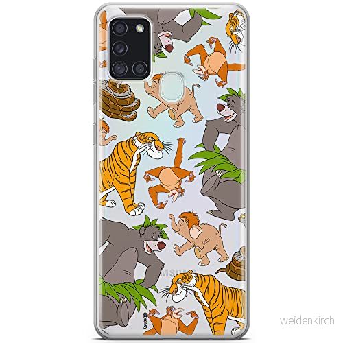 ERT GROUP mobiltelefonfodral för Samsung A21s originalt och officiellt licensierat Disney mönster Jungle Book 003 optimalt anpassad till formen på mobiltelefonen, gedeeltelijk transparant 5905131782243