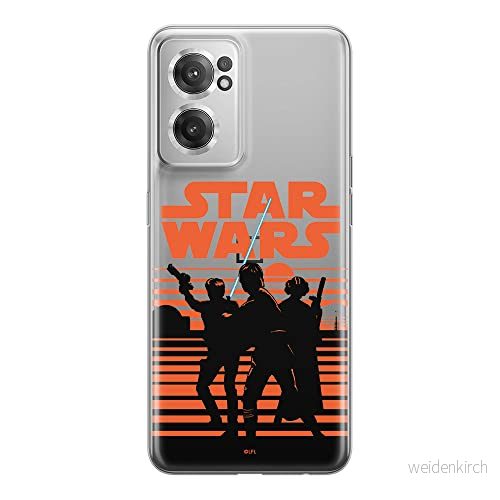 ERT GROUP mobiltelefonfodral för Oneplus NORD CE 2 originalt och officiellt licensierat Star Wars mönster 026 optimalt anpassad till formen på mobiltelefonen, gedeeltelijk transparant 5905511288174