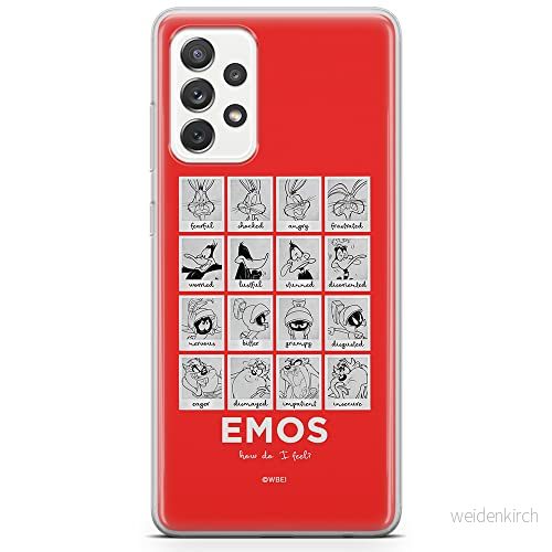 ERT GROUP mobiltelefonfodral för Samsung A73 5G originalt och officiellt licensierat Looney Tunes mönster 008 optimalt anpassad till formen på mobiltelefonen, fodral tillverkad av TPU plast 5904805522567