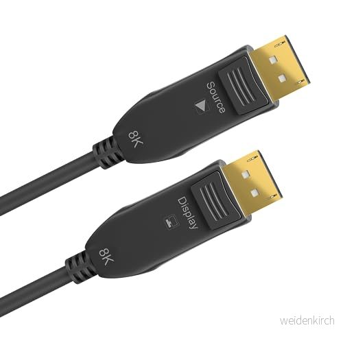 Pro 2.0 Optical DisplayPort Hybrid Displaykabel 30m Svart 4040849648687