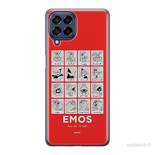 ERT GROUP mobiltelefonfodral för Samsung M33 5G originalt och officiellt licensierat Looney Tunes mönster 008 optimalt anpassad till formen på mobiltelefonen, fodral tillverkad av TPU plast 5905511343866