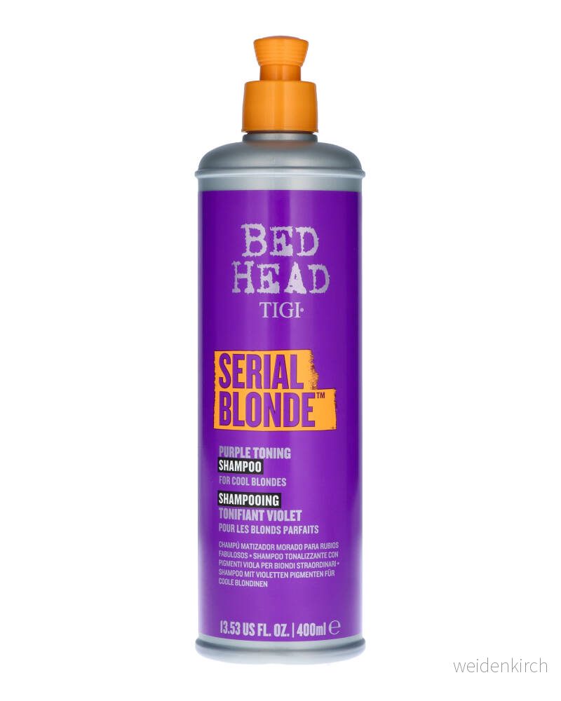 TIGI Bed Head Serial Blonde Lila Toningsschampo 400 ml 615908432343