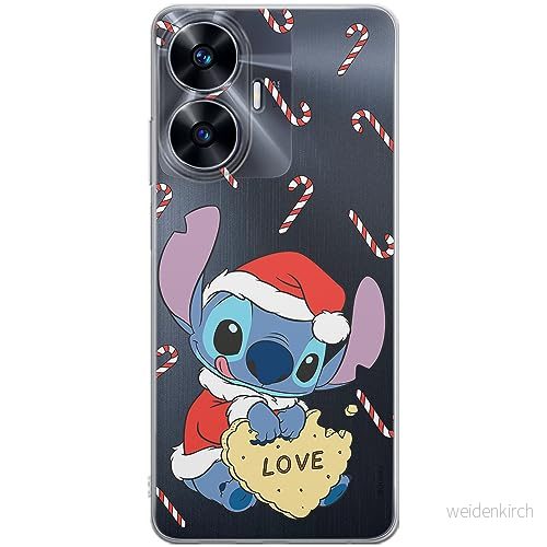 ERT GROUP mobiltelefonfodral för Realme C55 originalt och officiellt licensierat Disney mönster Stitch 010 optimalt anpassad till formen på mobiltelefonen, gedeeltelijk transparant 5905511859244