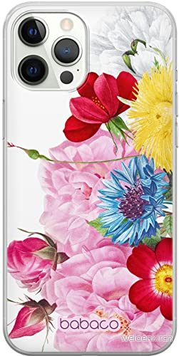 ERT GROUP mobiltelefonfodral för Iphone 12/12 PRO originalt och officiellt licensierat Babaco mönster Flowers 056 optimalt anpassad till formen på mobiltelefonen, fodral tillverkad av TPU plast 5905131358165