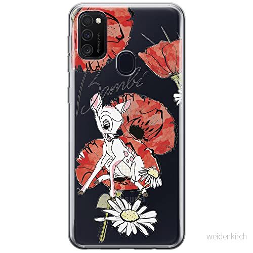 ERT GROUP mobiltelefonfodral för Samsung M21 originalt och officiellt licensierat Disney mönster Bambi 002 optimalt anpassad till formen på mobiltelefonen, gedeeltelijk transparant 5903537832388