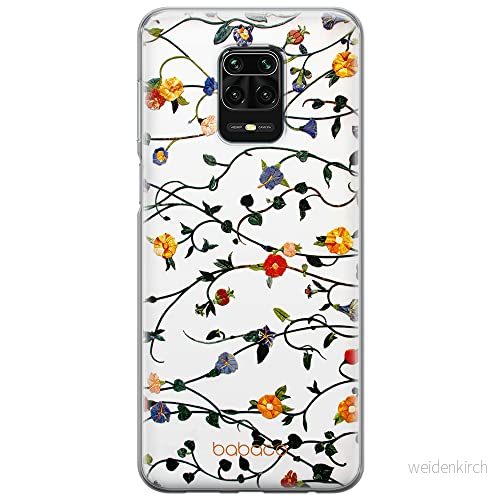 ERT GROUP mobiltelefonfodral för Xiaomi REDMI NOTE 9 PRO/ 9S originalt och officiellt licensierat Babaco mönster Flowers 008 anpassad till formen på mobiltelefonen, fodral tillverkad av TPU plast 5903040314241