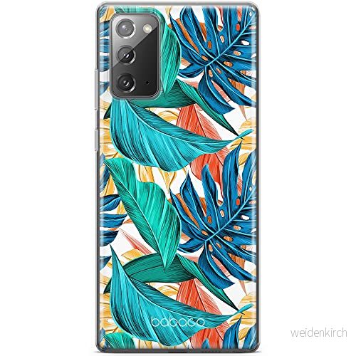 ERT GROUP mobiltelefonfodral för Samsung GALAXY NOTE 20 originalt och officiellt licensierat Babaco mönster Plants 005 optimalt anpassad till formen på mobiltelefonen, fodral tillverkad av TPU plast 5903040452332