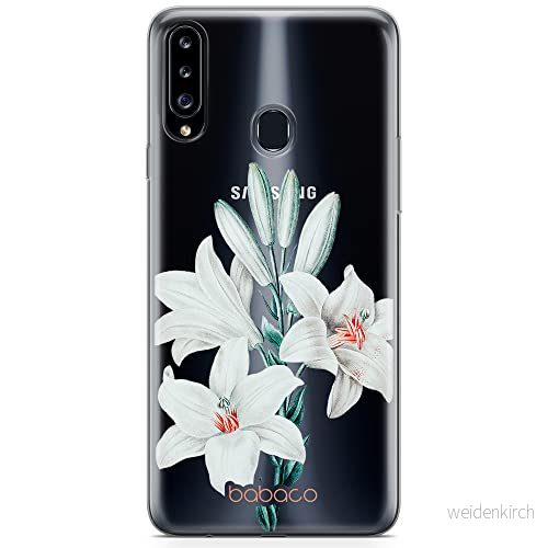 ERT GROUP mobiltelefonfodral för Samsung A20S originalt och officiellt licensierat Babaco mönster Flowers 039 optimalt anpassad till formen på mobiltelefonen, gedeeltelijk transparant 5905131307842