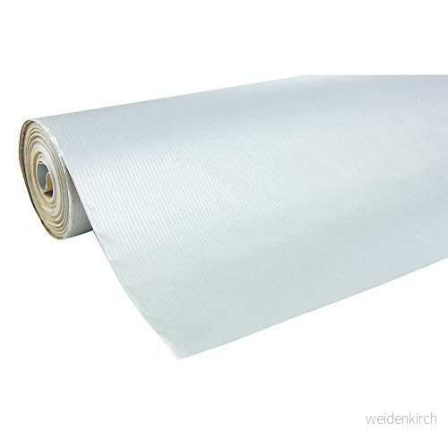 Clairefontaine 507576C rulle presentpapper (50 x 0,7 m, speciell bredd, kraftpapper, hållbar) 1 st silver 3065505075769
