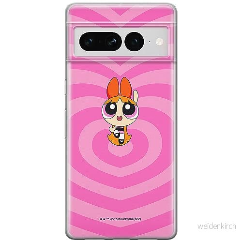 ERT GROUP mobiltelefonfodral för Google PIXEL 7 PRO originalt och officiellt licensierat The Powerpuff Girls mönster 004 anpassad till formen på mobiltelefonen, fodral tillverkad av TPU plast 5905795176211