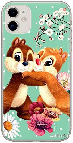 ERT GROUP mobiltelefonfodral för Samsung A22 5G originalt och officiellt licensierat Disney mönster Chip & Dale 003 Vit optimalt anpassad till formen på mobiltelefonen, fodral tillverkad av TPU plast 5904805367717