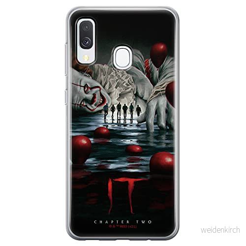 ERT GROUP mobiltelefonfodral för Samsung A40 originalt och officiellt licensierat Horror mönster It 022 optimalt anpassad till formen på mobiltelefonen, fodral tillverkad av TPU plast 5905511003845