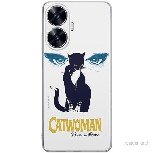 ERT GROUP mobiltelefonfodral för Realme C55 originalt och officiellt licensierat DC mönster Catwoman 007 optimalt anpassad till formen på mobiltelefonen, fodral tillverkad av TPU plast 5905511874902