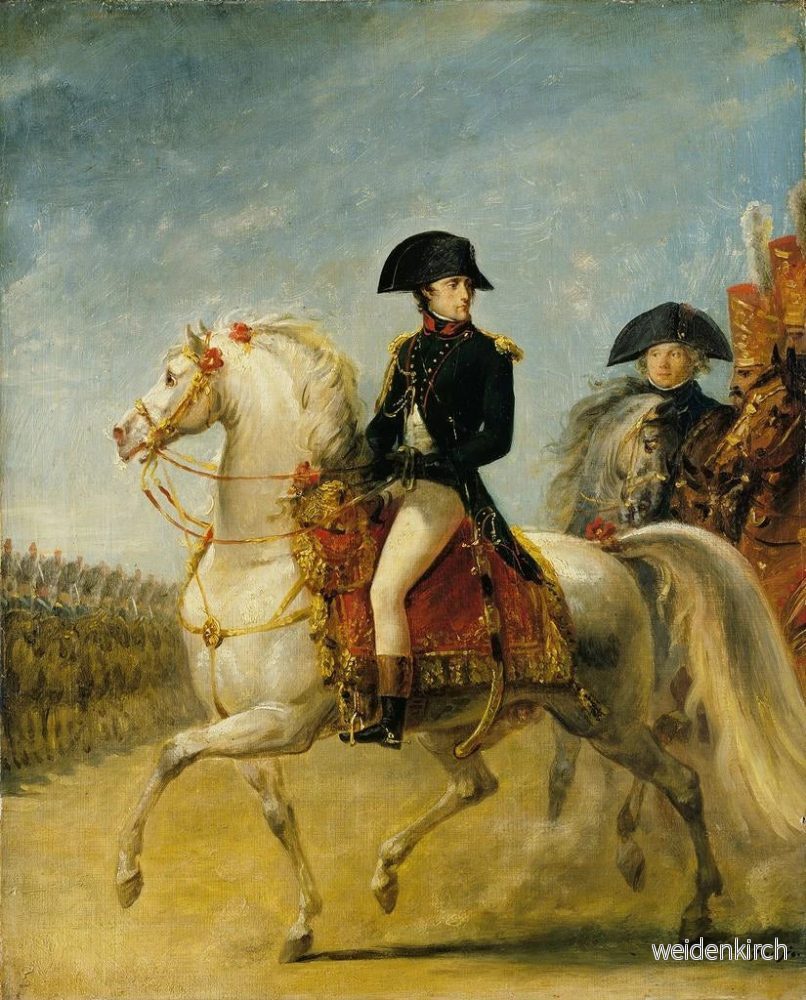 Målning Le général Bonaparte passerar i recension av trupperna - Antoine-Jean Gros | Konsttryck - Bild 2