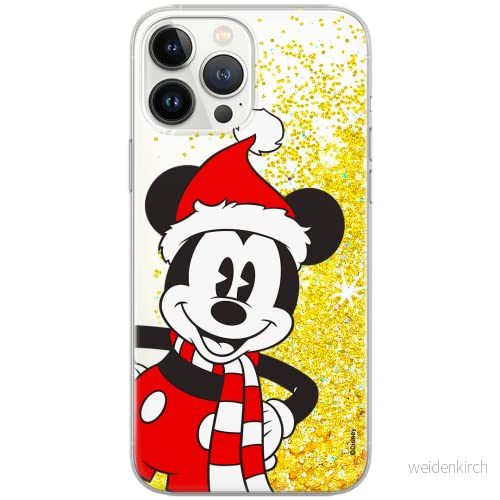 ERT GROUP mobiltelefonfodral för Apple Iphone 6 PLUS originalt och officiellt licensierat Disney mönster Mickey 039 Vit optimalt anpassad till formen på mobiltelefonen, med glitter overflow effekt 5903932075632