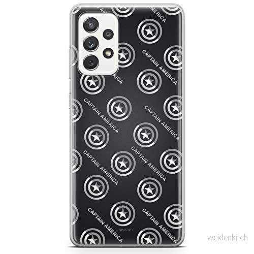 ERT GROUP mobiltelefonfodral för Samsung A73 5G originalt och officiellt licensierat Marvel mönster Captain America 012 optimalt anpassad till formen på mobiltelefonen, fodral tillverkad av TPU plast 5904805513183