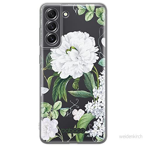 ERT GROUP mobiltelefonfodral för Samsung S21 FE originalt och officiellt licensierat Babaco mönster Flowers 031 optimalt anpassad till formen på mobiltelefonen, gedeeltelijk transparant 5905131283573