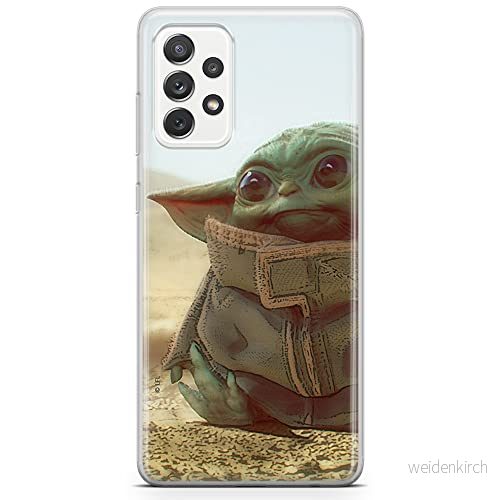 ERT GROUP mobiltelefonfodral för Samsung A73 5G originalt och officiellt licensierat Star Wars mönster Baby Yoda 003 optimalt anpassad till formen på mobiltelefonen, fodral tillverkad av TPU plast 5904805522819