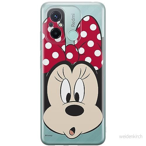 ERT GROUP mobiltelefonfodral för Xiaomi REDMI 12C/ 11A originalt och officiellt licensierat Disney mönster Minnie 054 optimalt anpassad till formen på mobiltelefonen, gedeeltelijk transparant 5905511840549