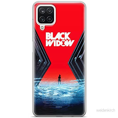 ERT GROUP mobiltelefonfodral för Samsung A12 / M12 originalt och officiellt licensierat Marvel mönster Black Widow 001 optimalt anpassad till formen på mobiltelefonen, fodral tillverkad av TPU plast 5903040104439